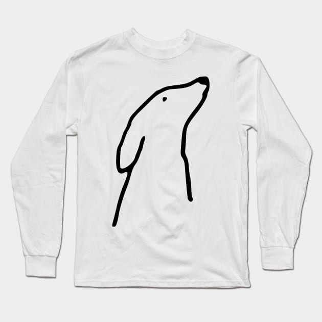 dog Long Sleeve T-Shirt by xam